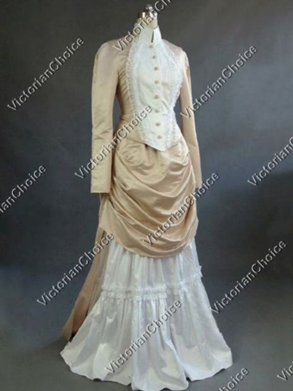 Victorian Edwardian Jacket and Bustle Skirt Riding Habit